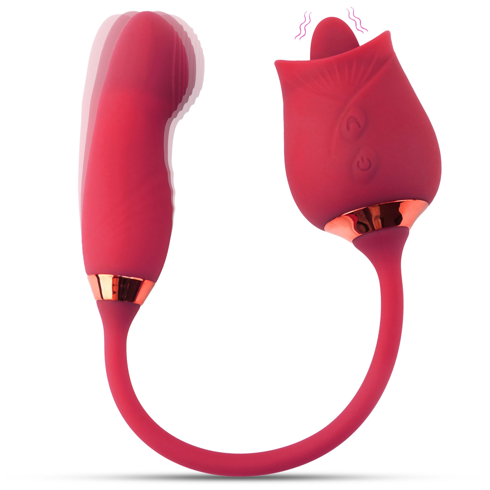 Ovo Vibrador de Língua "Rosa"
