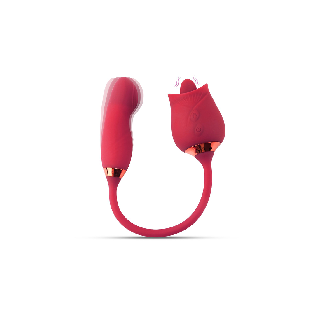 Ovo Vibrador de Língua "Rosa"