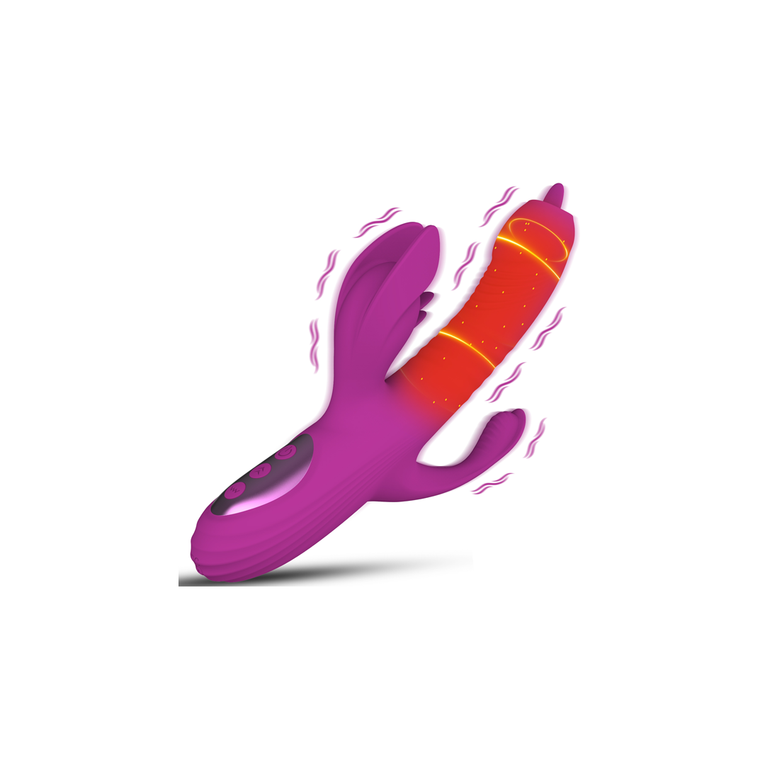 Vibrador de Língua Oscilante e Extensível