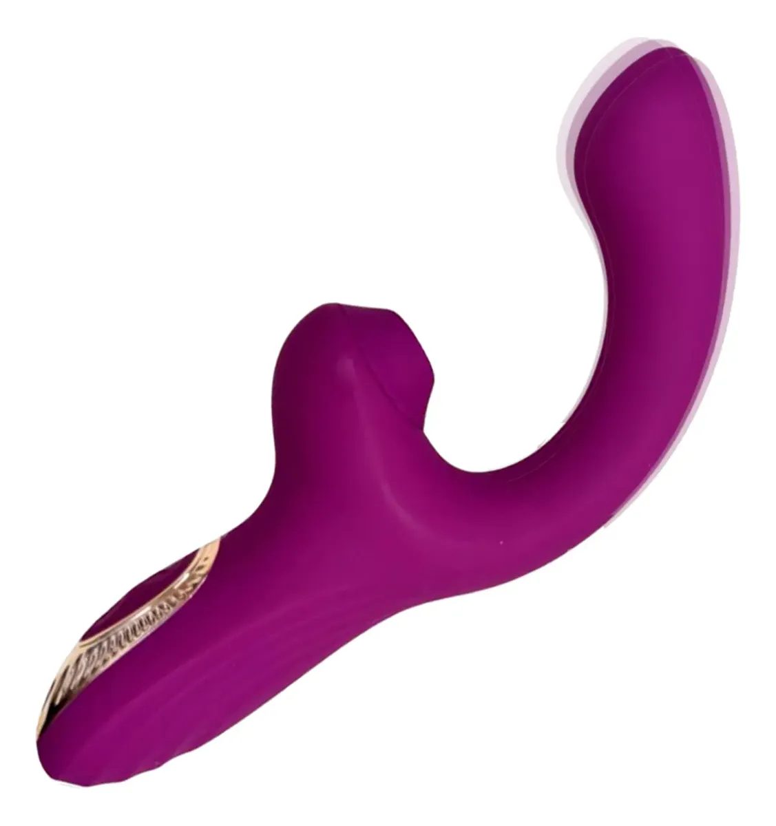 Vibrador Ponto G Com Estimulador Clitoriano Recarregável Usb