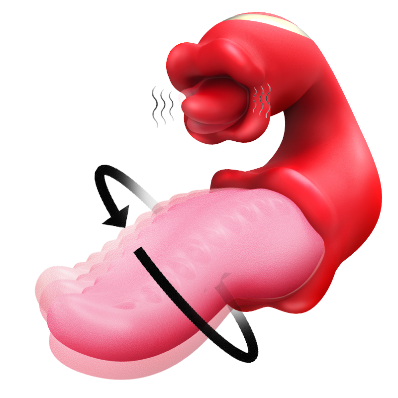 Vibrador Feminino Língua Lambendo Clitóris Com Swing