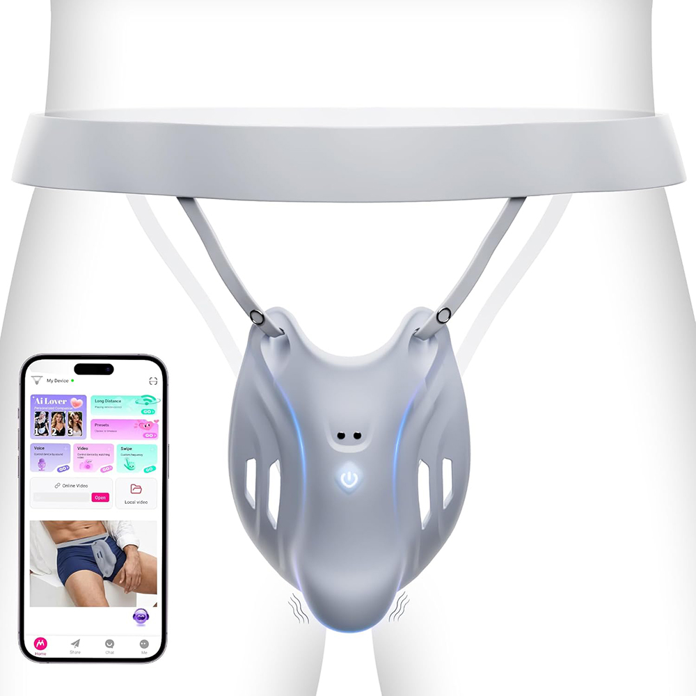Masturbador Masculino - Vibrador Vestível para Treinamento Peniano